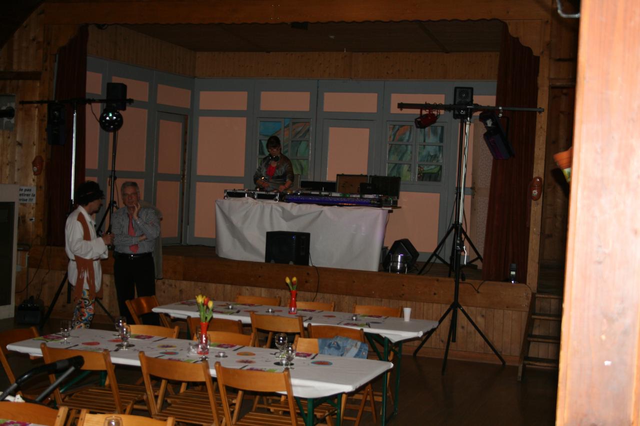 Le 5 avril 2014 soirée d'anniversaire privée salle du Fenalet Bex