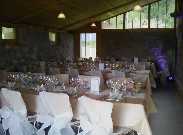 Mariage le 6 juillet Chalet Jogona à Jaun 