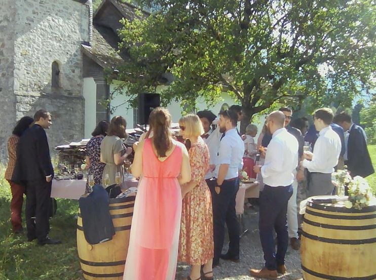 Mariage le 6 juillet Chalet Jogona à Jaun 